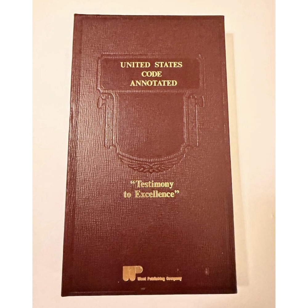 Vintage West Publishing US Code Annotated 4 Playing Card Sets, Legal Collectible